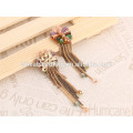 wholesale ethnic dragonfly girls stylish long hanging bohemian earrings